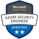 Microsoft Certified: Azure Security Engineer Associate Certification Badge